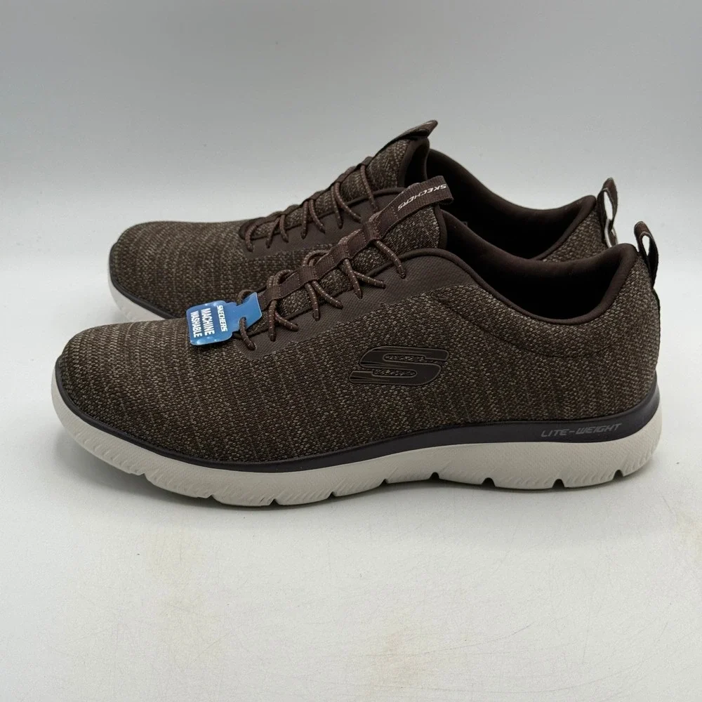 Skechers Summits-Sorenz Shoes Mens Size 9.5 Brown Black Walking 232697W/BRBK